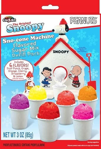 Snoopy Snow Cone Maker Refill 3 oz - Image 1