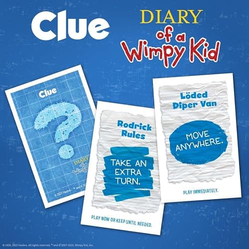 CLUE: Diary of a Wimpy Kid | Solve The Mystery in This Officially-Licensed Collectible Clue Game Featuring Characters & Locations from The Popular Book Series Diary of a Wimpy Kid thumbnail 7
