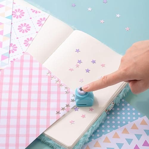 Happy LolliME Mint DIY Journal Kit for Girls – 300+ Pieces! Lockable Fuzzy Diary, Markers, Stickers & Empowering Pages – Gift Box for Tweens & Teens – Creative Journaling Set thumbnail 7