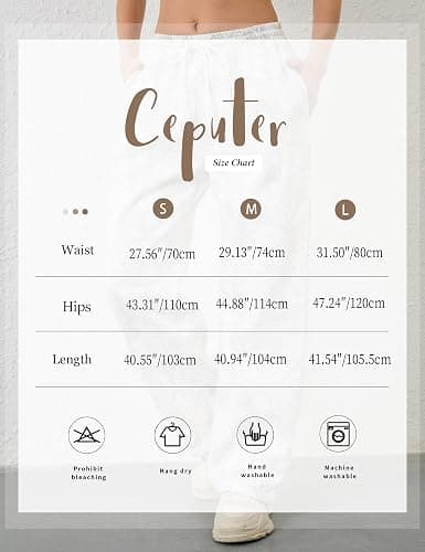 Ceputer Camo Pants for Women Drawstring Wide Leg Cargo Pants Baggy High Waisted Sweatpants Fleece Y2k Camouflage Jogger Pants thumbnail 7