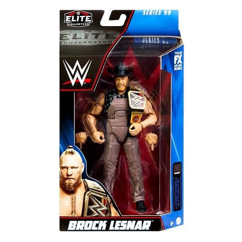 Mattel WWE Brock Lesnar Elite Collection Action Figure, Deluxe Articulation & Life-like Detail with Iconic Accessories, 6-inch thumbnail 6