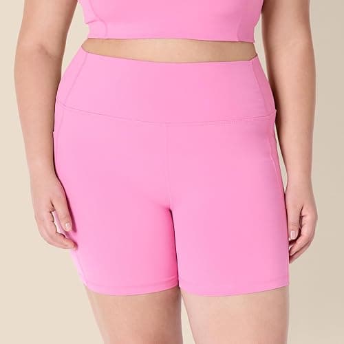 Amazon Essentials Women's Active FormFlex Buttery Soft High Waist Yoga Biker Shorts thumbnail 7