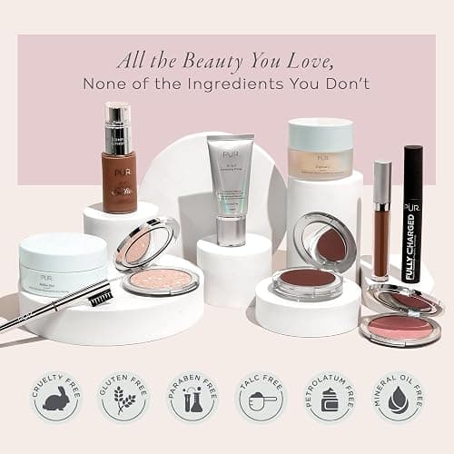 PÜR MINERALS 4-in-1 Love Your Selfie Foundation & Concealer - Longwear Full Coverage Liquid Makeup Foundation with Hydrating Blend for Refined-Looking, Natural Beauty Glow, Skin Texture & Tone thumbnail 6