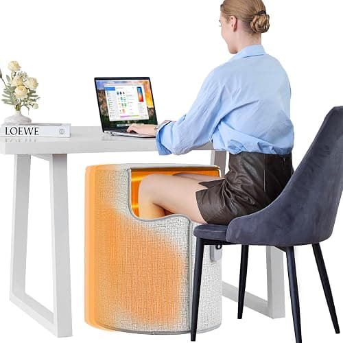 LUCKY GAME Under Desk Heater & Space Heater for Indoor Use,Leg Foot Feet Warmer For Office Home Quiet, Small Portable Personal Office Heater Accessories,Essentials Supplies For Women Men Gifts Medium thumbnail 3