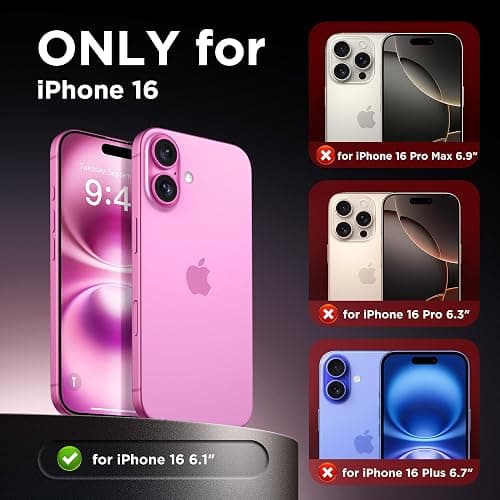 GolbinBox Magnetic for iPhone 16 Case with Camera Control Button,Compatible with MagSafe,[Full Camera Protection][2 Privacy Screen Protectors] Shockproof Phone Cover for iPhone 16 6.1 Inch (Clear) thumbnail 4
