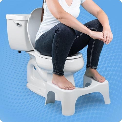Squatty Potty Simple Curve Bathroom Toilet Stool 7" White thumbnail 10