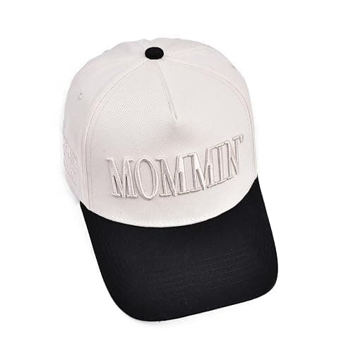 Abdkw Womens Trucker Hat - with Mommin Embroidery Ponytail Fit - Mothers Day Great Gifts for Mom Wife Stepmom thumbnail 2