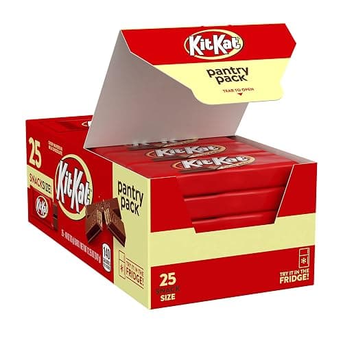 KIT KAT Milk Chocolate Wafer Snack Size, Candy Pantry Pack, 12.25 oz (25 Pieces) thumbnail 3