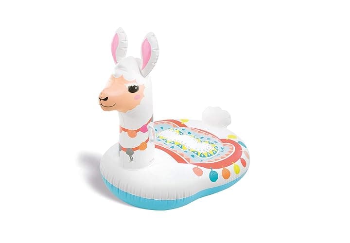 INTEX Cute Llama Inflatable Pool Float: Animal Pool Toy for Kids – 2 Heavy-Duty Handles – 88lb Weight Capacity – 44" x 37" x 53" – for Ages 3+ - Image 1