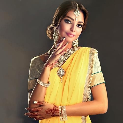Yolev 7 Piezas Brazalete Oro Mujer Apilables Gruesos Boho Apilables Brazaletes Indios Conjunto de Joyería de Mujer India Conjunto de Joyería Vintage de Boda Africana Pulseras Oro Mujer thumbnail 4
