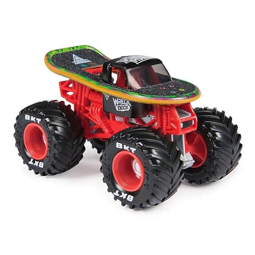 Monster Jam 2026 Official 1:64 Diecast Truck Series 45 Monsterized Wreck Deck thumbnail 2