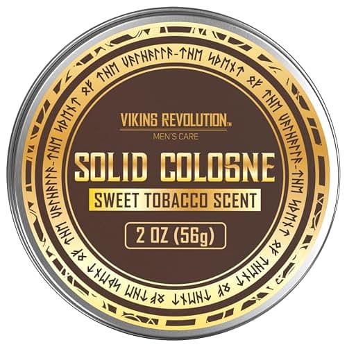 Viking Revolution Sweet Tobacco Solid Cologne for Men - 2 Oz Balm Perfume - Travel Wax (1 Pack) - Image 1