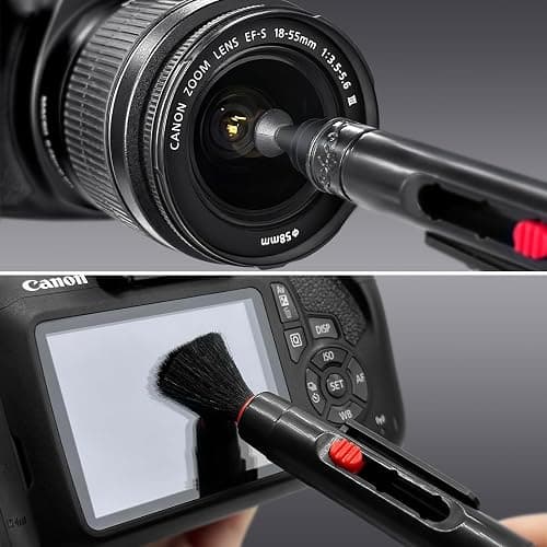 Aispour Camera Lens Cleaning Kit, 10-in-1 Camera Cleaning Kit | Camera Lens Cleaner and Camera Accessories, Includes Lens Cleaning Kit/Lens Cleaner/Lens Cleaning Pen/Soft Brush thumbnail 2