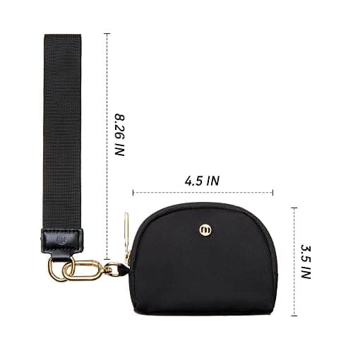 Mum's Memory Mini Zip Around Wristlet Wallet for Women Dual Pouch Wristlet Portable Wallet Coin Purse Mini Women Coin Pocket thumbnail 2