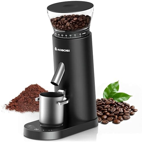 AAOBOSI Coffee Grinder, Cordless Coffee Bean Grinder with 60 Grind Settings,Conical Burr Coffee Grinder Suitable for Indoor Home,Office & Outdoor Camping,Travel Use,Anti-Static,5-98s Timer. - Image 1