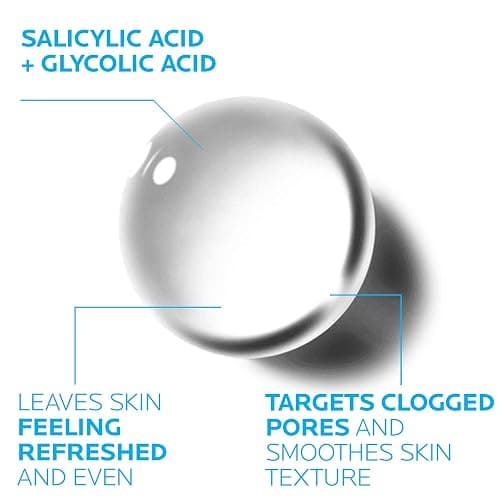 La Roche-Posay Effaclar Clarifying Solution Acne Toner with Salicylic Acid and Glycolic Acid, Pore Refining Oily Skin Toner, Gentle Exfoliant to Unclog Pores and Remove Dead Skin Cells thumbnail 3