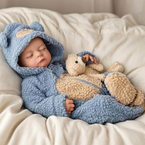 BABESIDE Lifelike Reborn Baby Dolls Boy - 18-Inch Soft Weighted Body Realistic-Newborn Baby Doll Soft Body Real Life Baby Dolls with Toy Accessories thumbnail 6