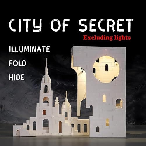 AIYIMUSIDEEN White Secret Realm No.9 Castle Building Block，Architecture Building Blocks（660PCS Gifts for Adults and Kids thumbnail 4