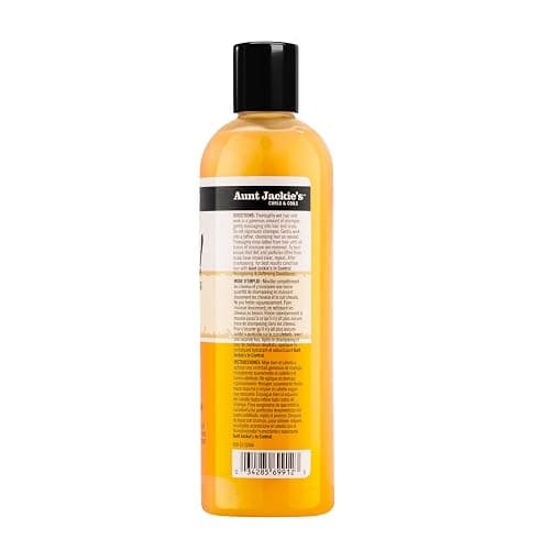 Aunt Jackie's Curls and Coils Oh So Clean Deep Moisturizing and Softening Hair Shampoo for Natural Curls, Coils and Waves, Enriched shea Butter, 12 oz thumbnail 7