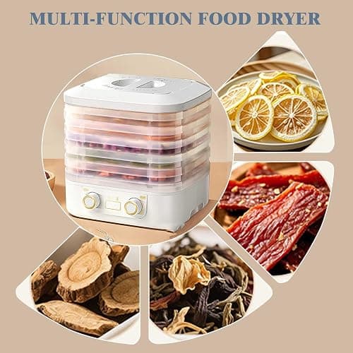 Freeze Dryer Machine for Home with 5 Trays, Compact Freeze Drier Digital Adjustable Timer & Temperature Control, for Fruits Meat Herbs Candy thumbnail 7
