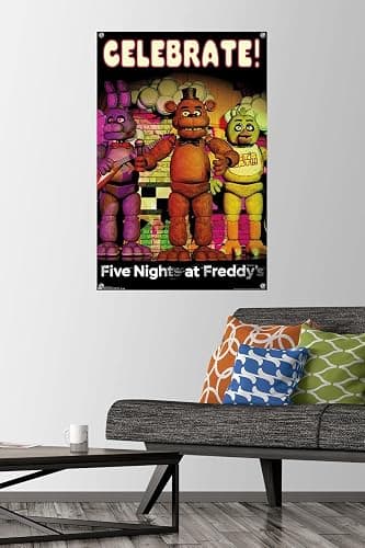 Five Nights at Freddy's - Celebrate Wall Poster with Push Pins thumbnail 4