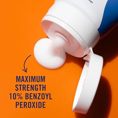 PanOxyl Acne Foaming Wash, 10% Benzoyl Peroxide, For Face & Body, 3 oz | Maximum Strength, Antibacterial Daily Cleanser, Treats & Prevents Acne, Non-Comedogenic, Vegan, Unscented, All Skin Types thumbnail 10