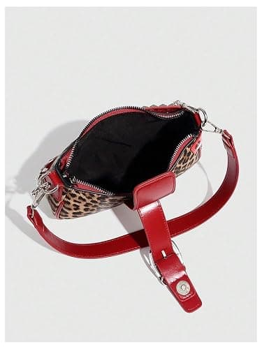 Verdusa Women's Y2k Star Embroidery Shoulder Bag Mini Chain Hobo Handbag Purses thumbnail 4