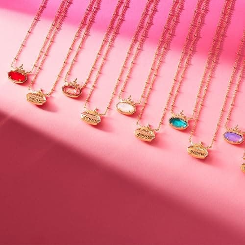 Kendra Scott Disney Elisa Princess Short Pendant Necklace, Fashion Jewelry for Women thumbnail 4