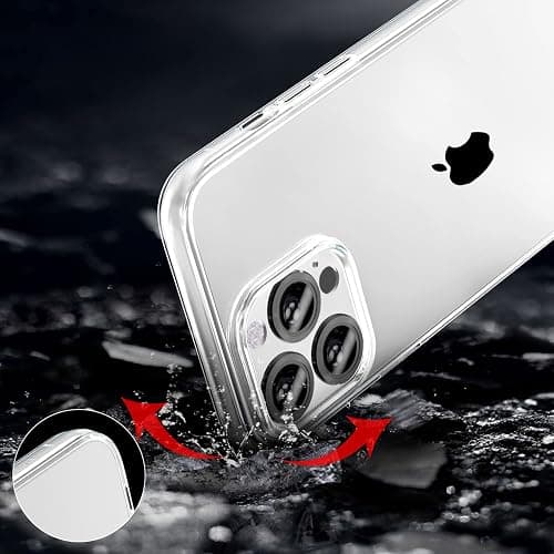 TENOC Phone Case Compatible with iPhone 15, Clear Case Shockproof Protective Bumper Slim Cover for 6.1 Inch thumbnail 3