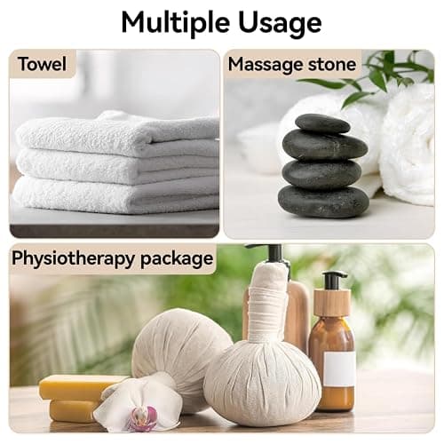VERYTOP Mini Hot Towel Warmer - 1 min Steam & 60℃ in 20mins, Towel Steamer for Facials/Barber/Massage, Portable 2.4lbs Small Heater for Home Spa/Bathroom/Light Salon Use (White-X-Small) thumbnail 7