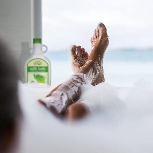 Village Naturals Bath Shoppe, White Tea and Jasmine Foaming Milk Bath, 28 Fl Oz, Pack of 2 thumbnail 4