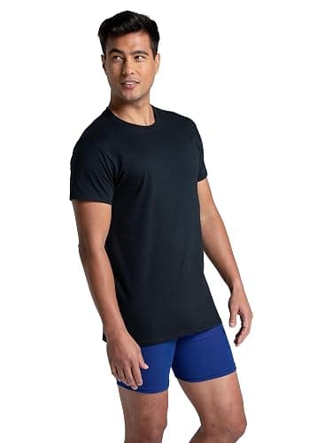 Fruit of the Loom Men's Undershirts, Moisture Wicking & Tag Free, Short Sleeve Crew T-Shirts thumbnail 5