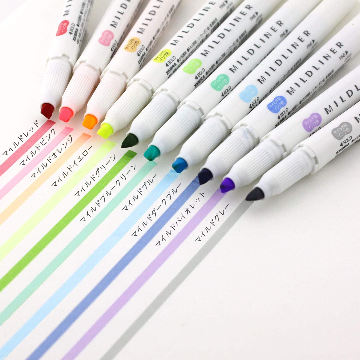 Zebra highlight pen penile mild liner 10 color set WKT7-10C thumbnail 6