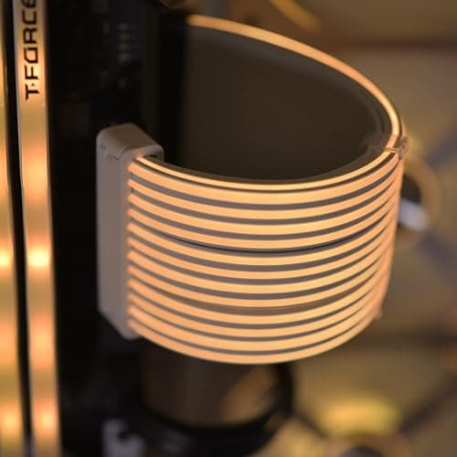 Lian Li Strimer Plus V2 24 Pin (PW24-PV2) - Addressable RGB Power Extension Cable (Strimer L-Connect 3.0 Controller Included) - for Motherboard Connector, PW24-PV2 Black thumbnail 12