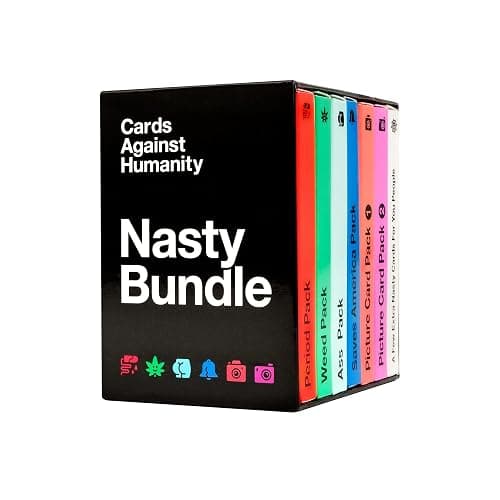 Cards Against Humanity: Nasty Bundle • 6 Nasty Themed Packs + 10 All-New Cards - Image 1