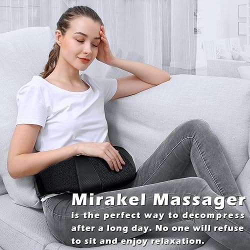 Shiatsu Neck and Shoulder Back Massager with Heat – Electric Deep Tissue Kneading Massage Pillow for Pain Relief and Relaxation – Perfect Gifts for Mother’s Day, Father’s Day, Birthdays, and Christmas thumbnail 7