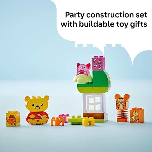 LEGO DUPLO Disney Winnie The Pooh’s Birthday Party Building Set - Baby Toy for 18 Months and Up - Sensory Toys to Inspire Imaginative Play - Building Blocks for Toddlers 1-3 - 10457 thumbnail 4