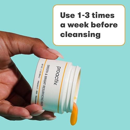 Proactiv Smooth & Bright Resurfacing Vitamin C Face Mask - Targets post dark marks, hyperpigmentation, rough texture. Formulated for mark-prone skin. thumbnail 6