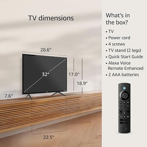 Amazon Fire TV 32" 2-Series, HD smart TV with Fire TV Alexa Voice Remote, stream live TV without cable thumbnail 6