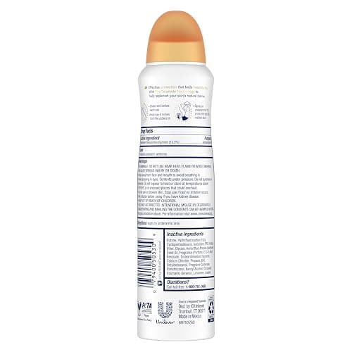 Dove Advanced Care Antiperspirant Deodorant Dry Spray Peach & Chamomile Tea thumbnail 2