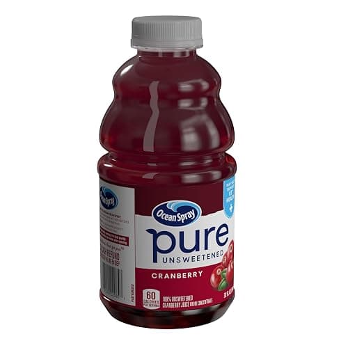Ocean Spray® Pure Unsweetened Cranberry, 100% Cranberry Juice From Concentrate, 32 Fl Oz Bottle thumbnail 2