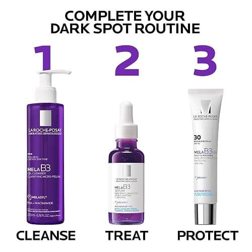 La Roche-Posay Mela B3 Gel Cleanser, Formulated With Melasyl + Niacinamide + PHA, Anti Aging Face Wash For Discoloration, Dark Spots & Post Acne Marks, Dark Spot Corrector, Oil Free & Soap Free thumbnail 8