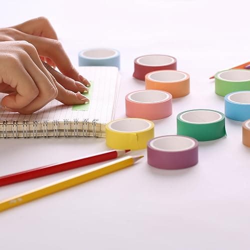 Mr. Pen- Washi Tape Set, 10 Pack, Decorative Tape, Washi Tapes, Colored Tape, Scrapbook Tape thumbnail 8