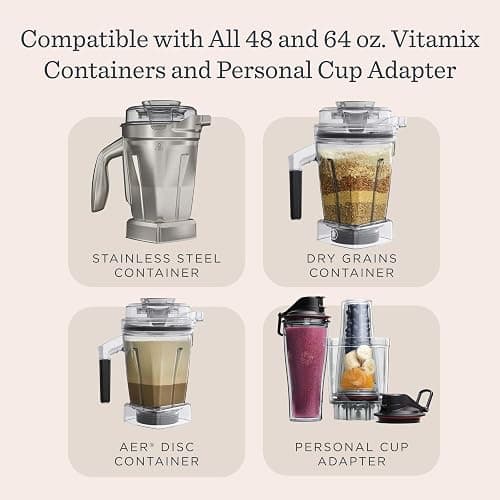 Vitamix 5200 Blender, Professional-Grade Blender for Smoothies, Soups, Ice Cream and More, Stainless-Steel Blades, Self-Cleaning Kitchen Appliance, 64 Oz Container, Black thumbnail 9