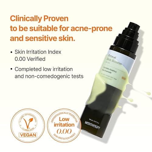 MEDITHERAPY Retinal Skin Booster Serum – Beginner Friendly Non-Irritating Retinaldehyde for Face and Body – Anti-Aging Retinol Pore Minimizer for Blemish Prone Skin– Korean Skin Care, 5.07 Fl.Oz Large thumbnail 7