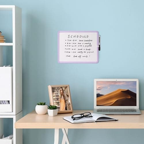 Mr. Pen- Dry Erase Board, 14” x 11” with a Black Dry Erase Marker, Small Mini White Board for Students thumbnail 2