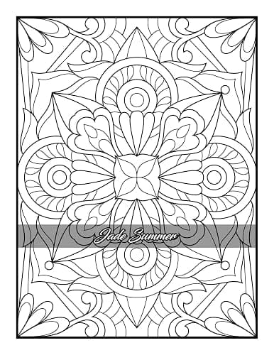 100 Amazing Patterns: An Adult Coloring Book with Fun, Easy, and Relaxing Coloring Pages thumbnail 17