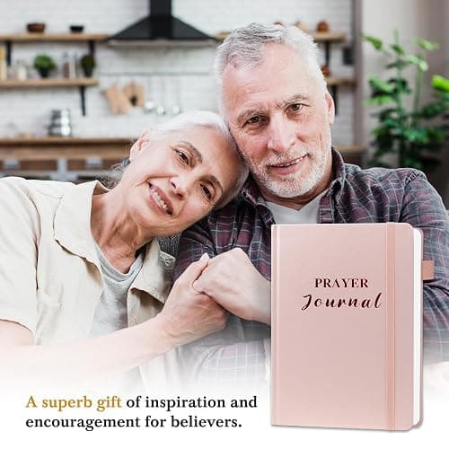 Pink Prayer Journal for Woman - Bible Journal with Prompts, Verse and Scripture - Devotional & Guided Journal for Women and men, 60 Weeks Bible Study Journal for Christians thumbnail 2