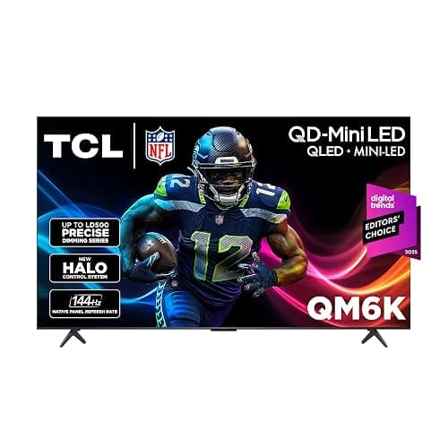 TCL 75 Inch Class QM6K Series | Mini LED QLED 4K HDR | 75QM6K, 2025 Model | 120HZ-144HZ High Brightness Smart Google TV Dolby Atmos Onkyo Audio | Voice Remote Alexa Gaming Streaming Television - Image 1