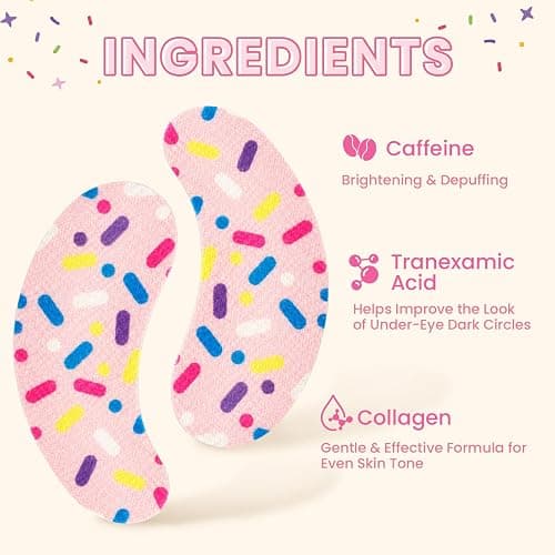 SOSILYARA EYE CAKE MY DAY 20Pcs Under Eye Patches, Birthday Gift for Women | Cake‑Scented,Hydrating & Smoothing, Hyaluronic Acid & Antioxidants thumbnail 5